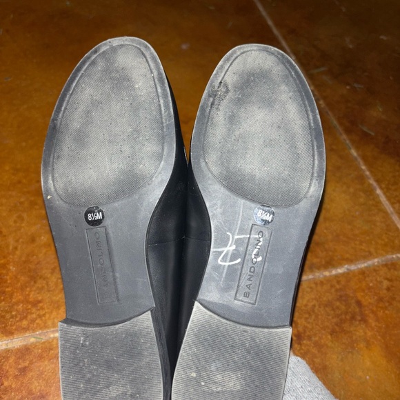 Black and Gold loafers - Picture 2 of 3